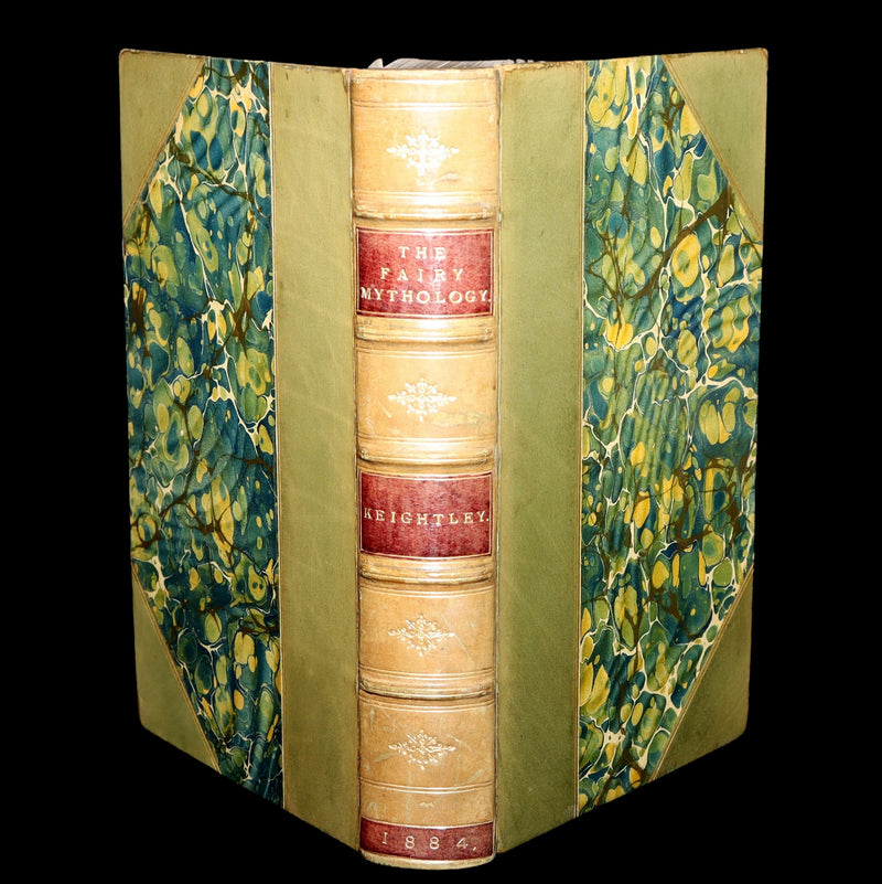 1884 Rare Victorian Book - The Fairy Mythology by Thomas Keightley