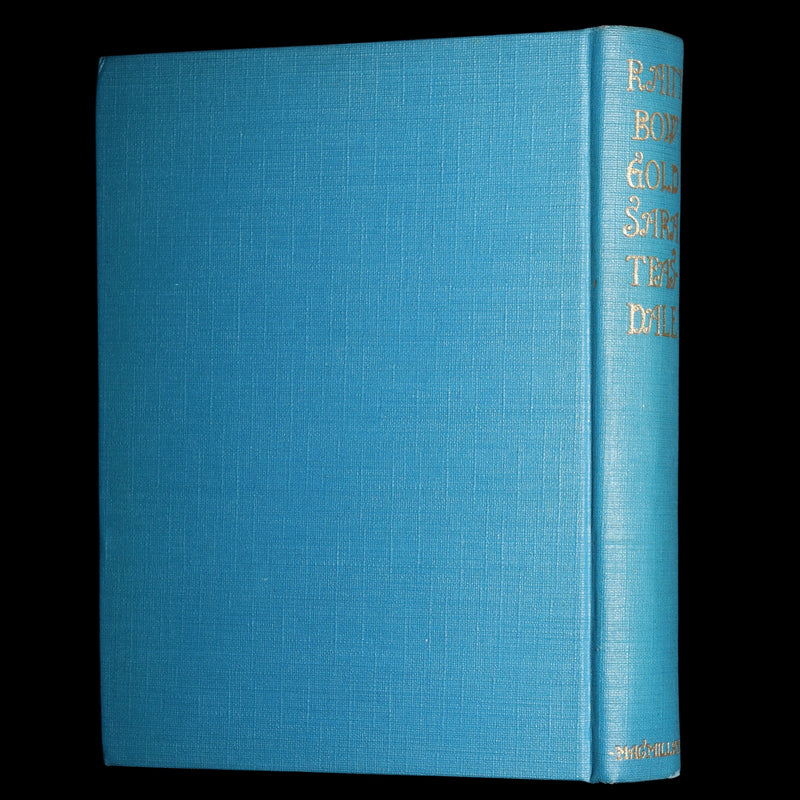 1927 Rare Book - Rainbow Gold by Sara Teasdale Illustrated by Dugald Walker