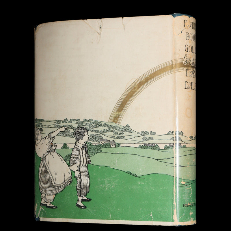 1927 Rare Book - Rainbow Gold by Sara Teasdale Illustrated by Dugald Walker