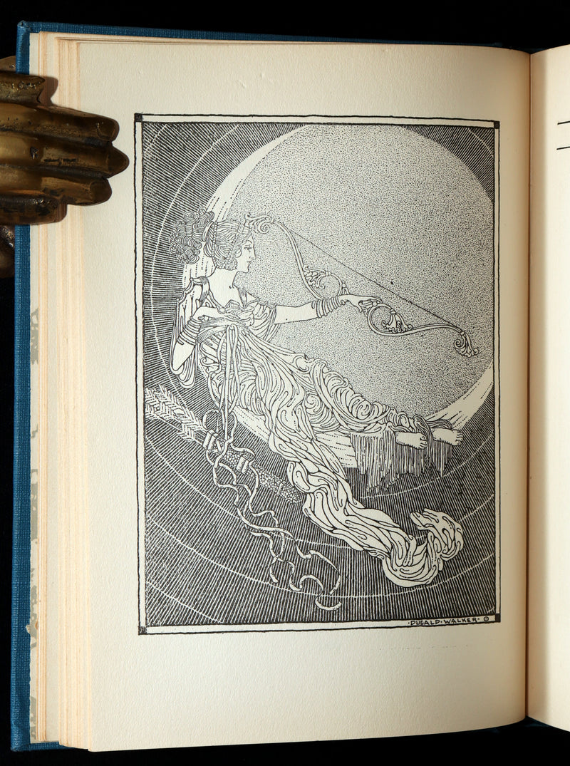 1927 Rare Book - Rainbow Gold by Sara Teasdale Illustrated by Dugald Walker