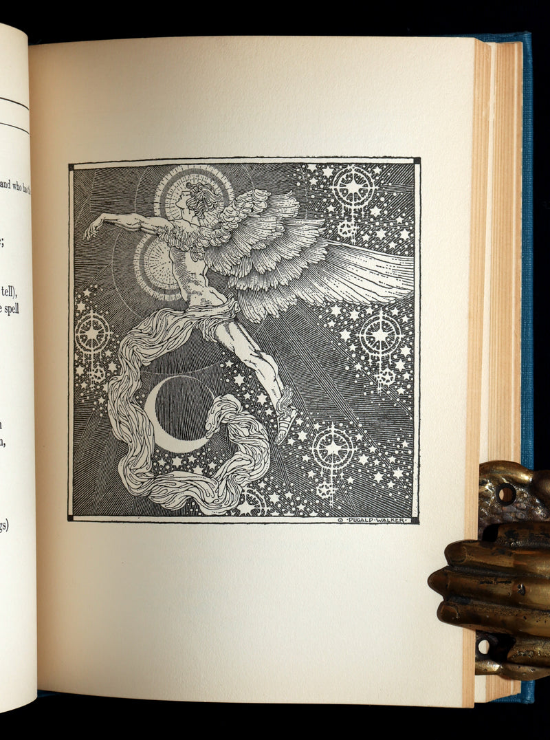 1927 Rare Book - Rainbow Gold by Sara Teasdale Illustrated by Dugald Walker
