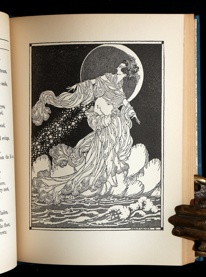 1927 Rare Book - Rainbow Gold by Sara Teasdale Illustrated by Dugald Walker