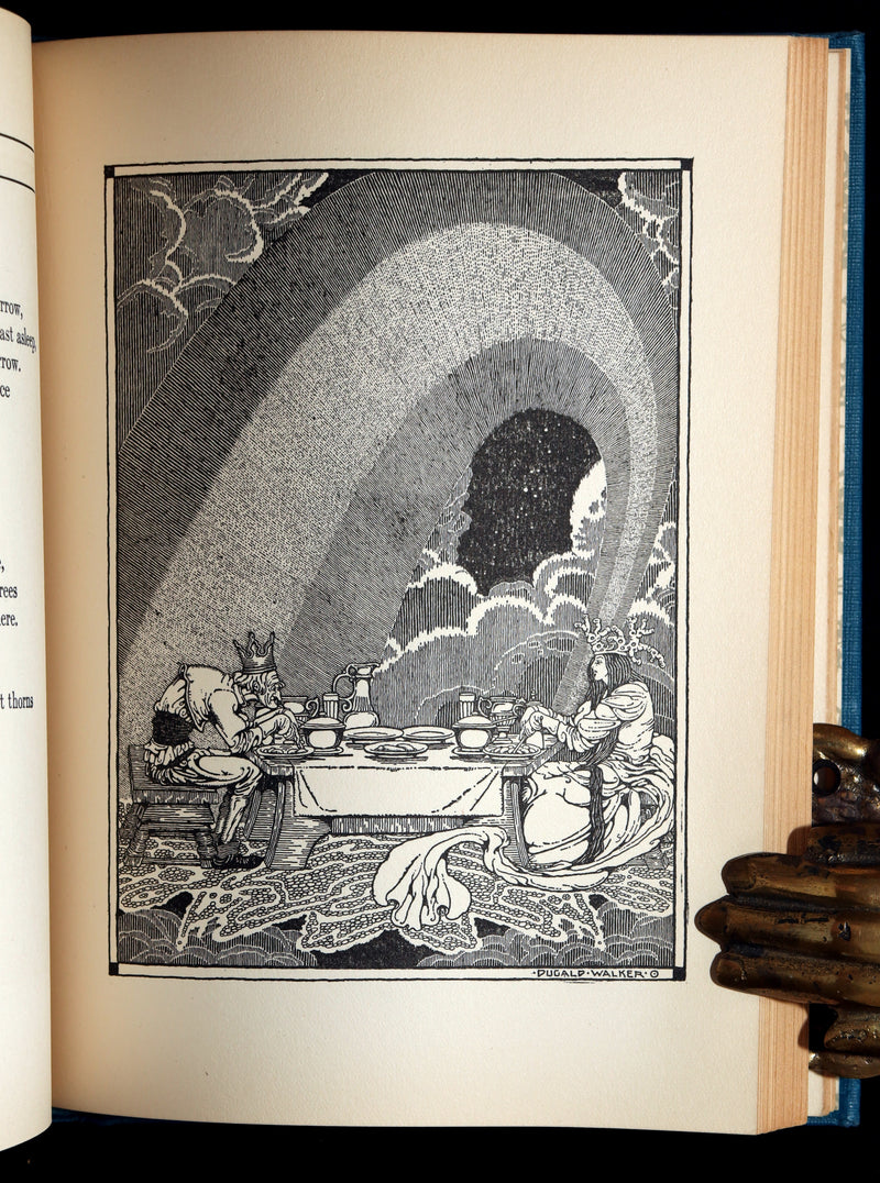 1927 Rare Book - Rainbow Gold by Sara Teasdale Illustrated by Dugald Walker