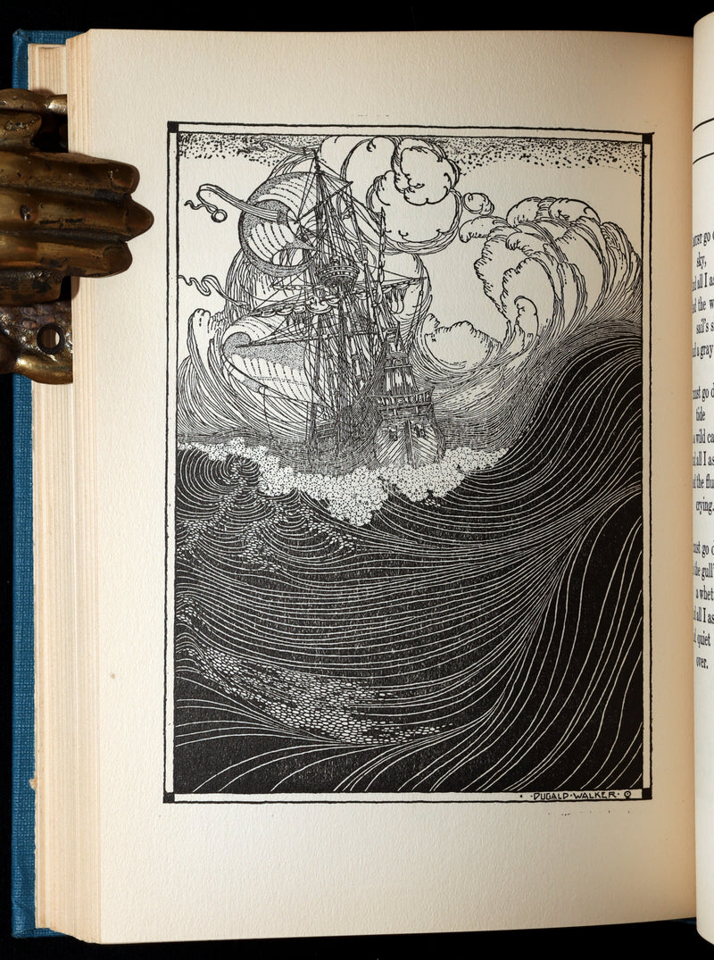 1927 Rare Book - Rainbow Gold by Sara Teasdale Illustrated by Dugald Walker