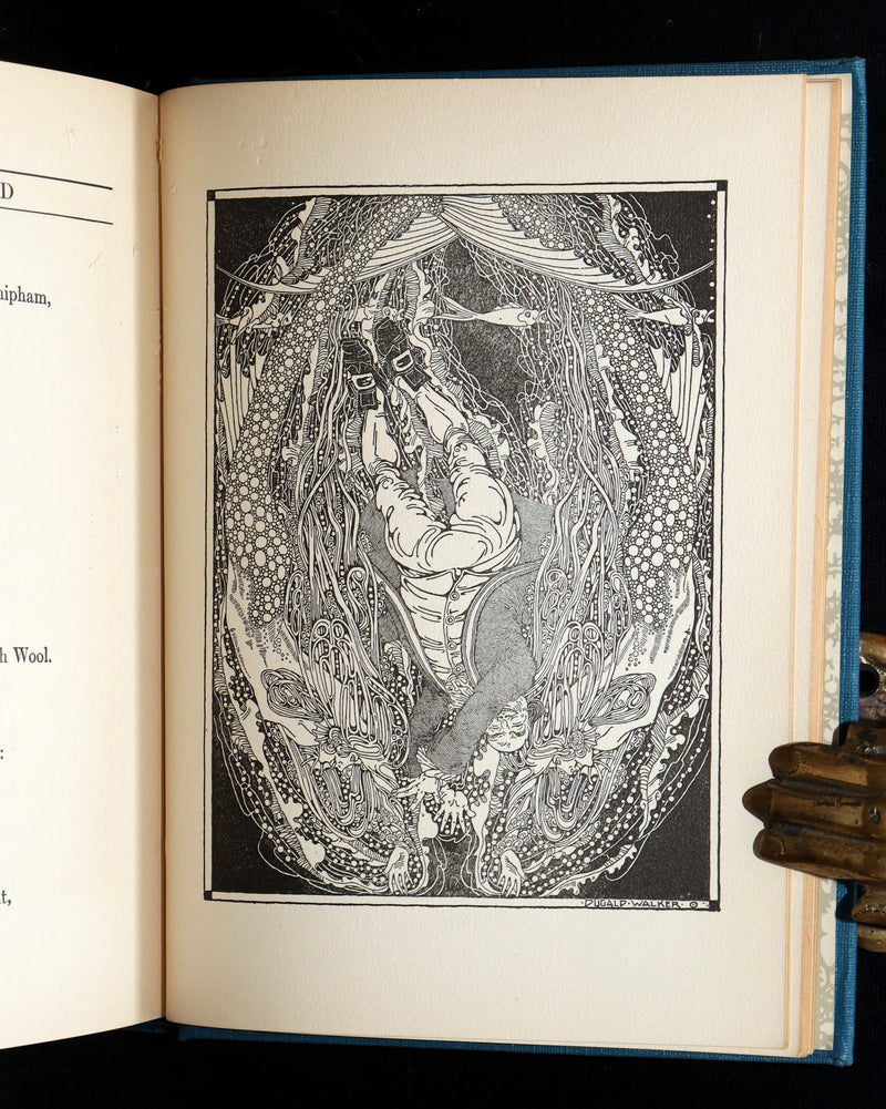 1927 Rare Book - Rainbow Gold by Sara Teasdale Illustrated by Dugald Walker