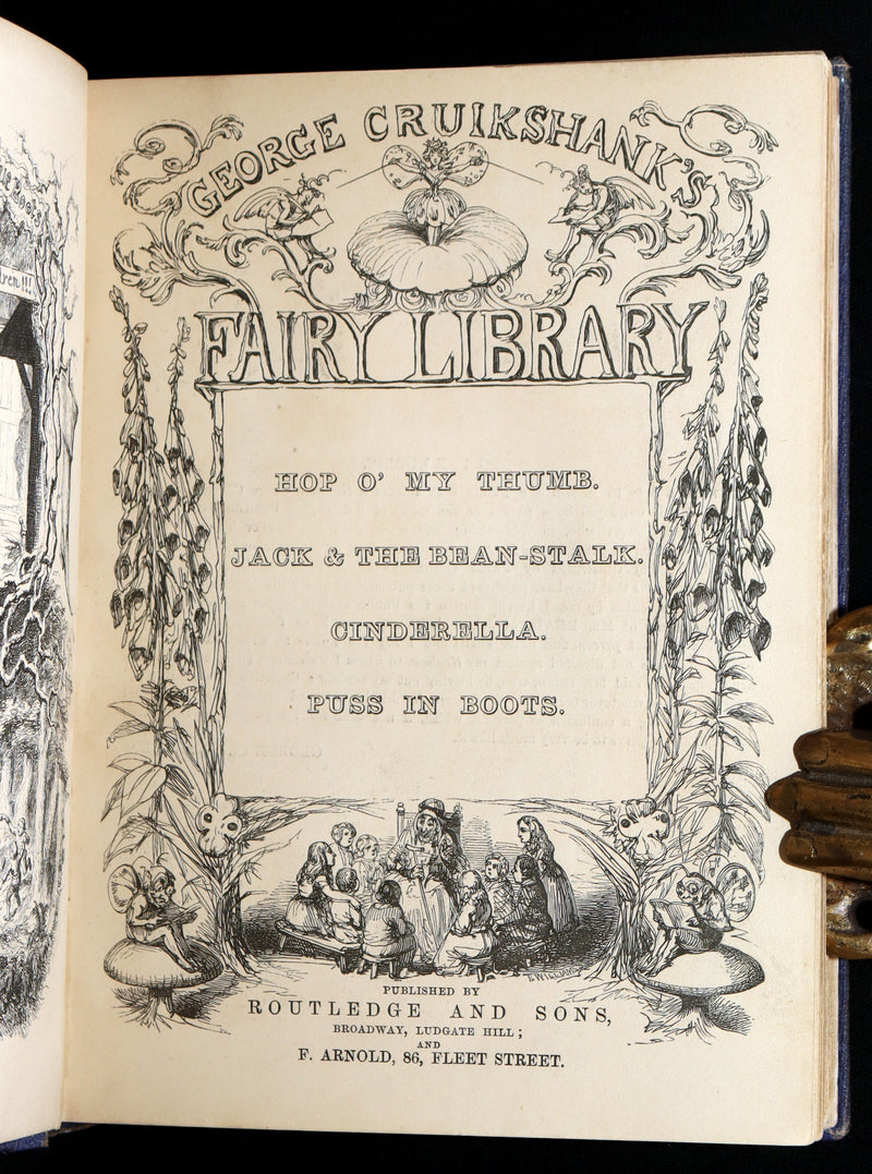 1865 Scarce First Edition - George Cruikshank's Fairy Library. Illustrated