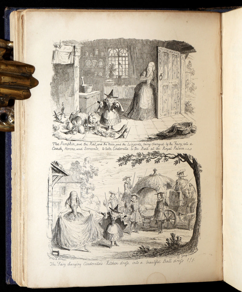 1865 Scarce First Edition - George Cruikshank's Fairy Library. Illustrated