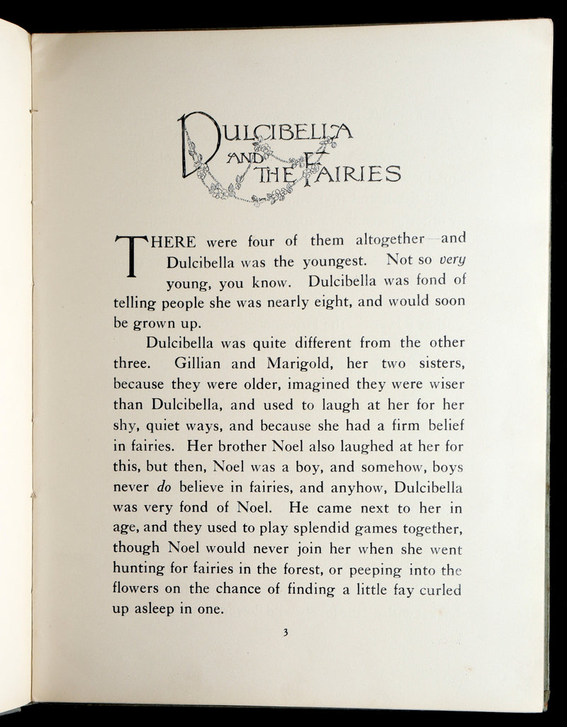 1920 First Edition - Dulcibella and the Fairies illustrated by Hilda T. Miller