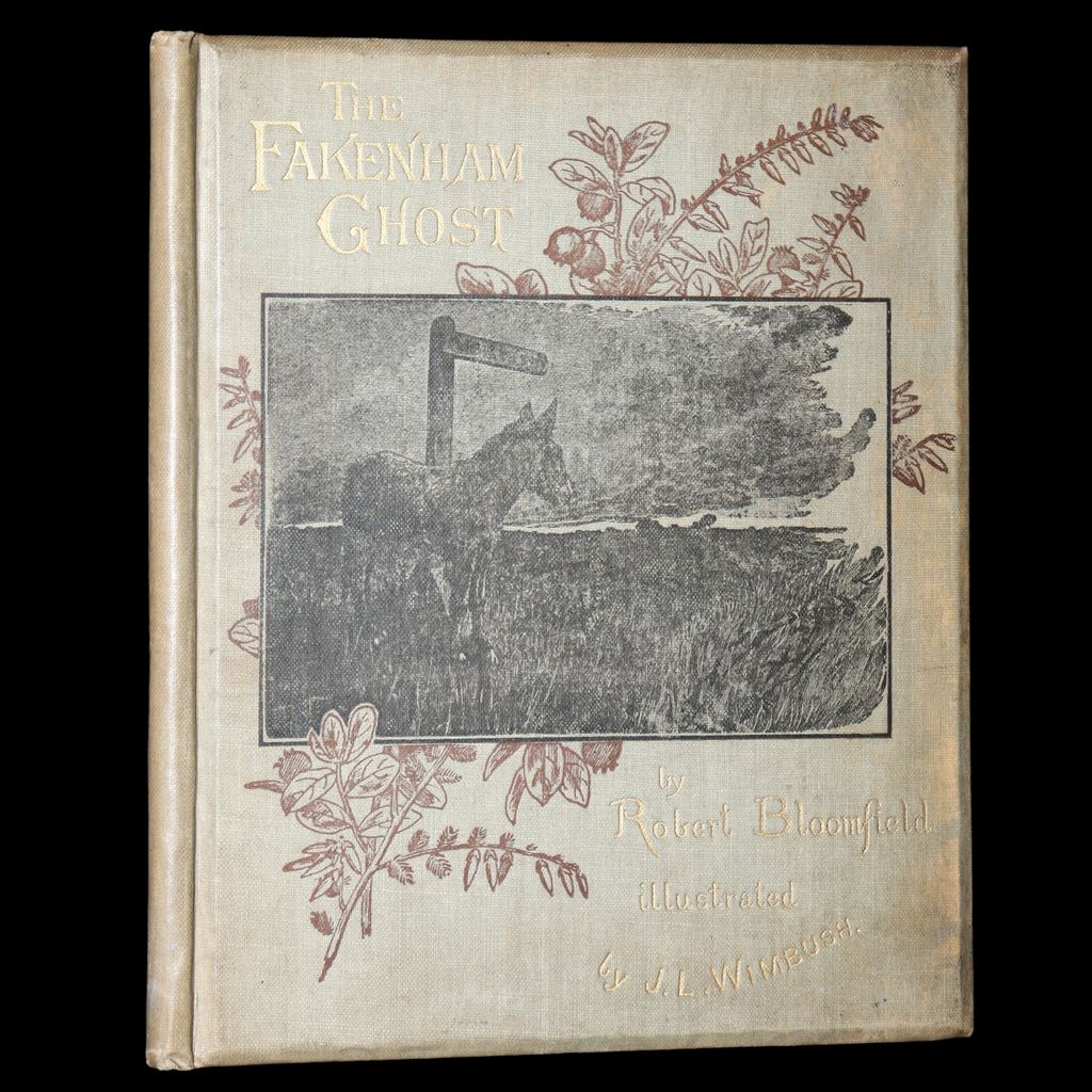 1890 Rare Book - The Fakenham Ghost by Robert Bloomfield Illustrated b ...