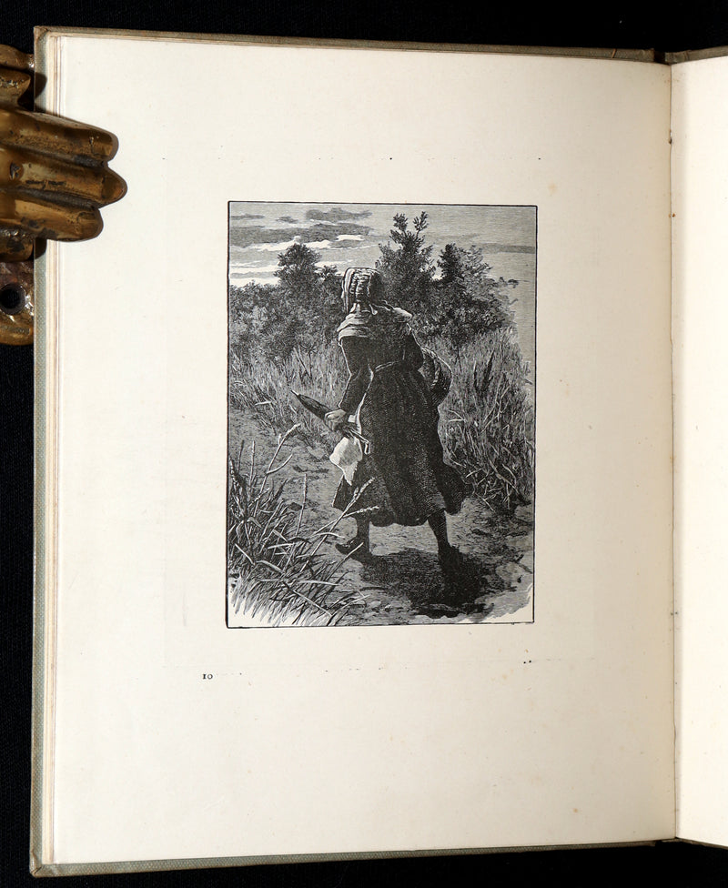 1890 Rare Book - The Fakenham Ghost by Robert Bloomfield Illustrated by Wimbush