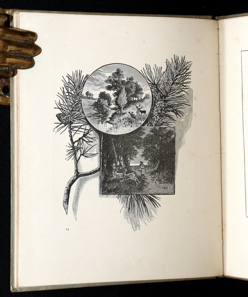 1890 Rare Book - The Fakenham Ghost by Robert Bloomfield Illustrated by Wimbush