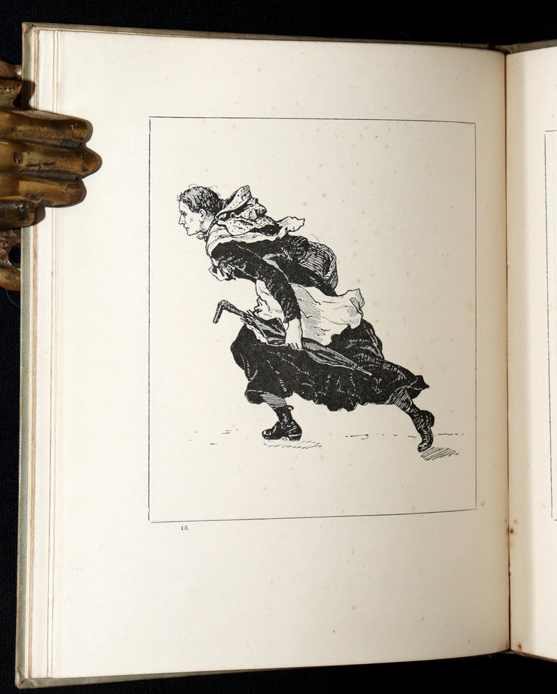 1890 Rare Book - The Fakenham Ghost by Robert Bloomfield Illustrated by Wimbush