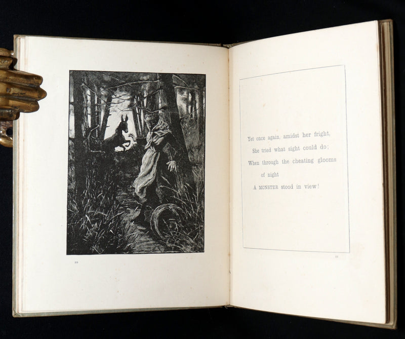 1890 Rare Book - The Fakenham Ghost by Robert Bloomfield Illustrated by Wimbush