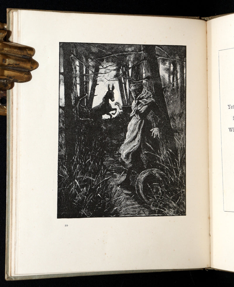 1890 Rare Book - The Fakenham Ghost by Robert Bloomfield Illustrated by Wimbush