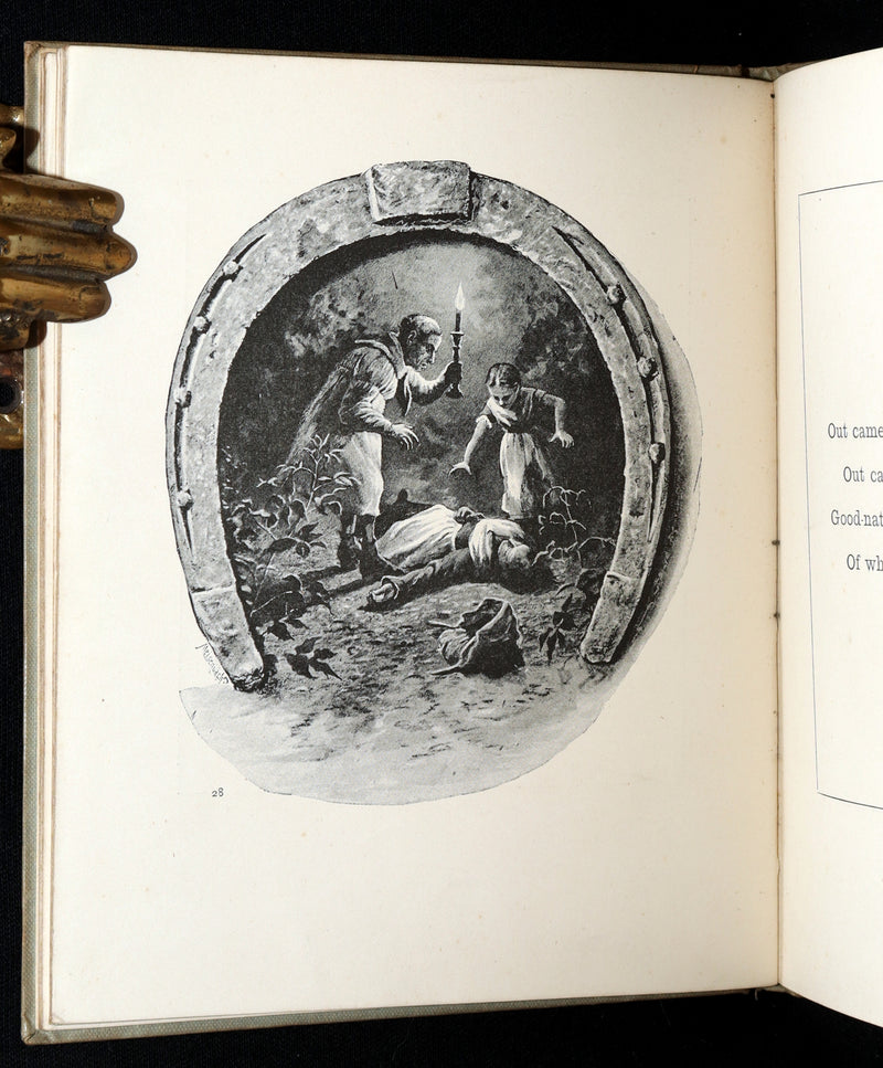 1890 Rare Book - The Fakenham Ghost by Robert Bloomfield Illustrated by Wimbush