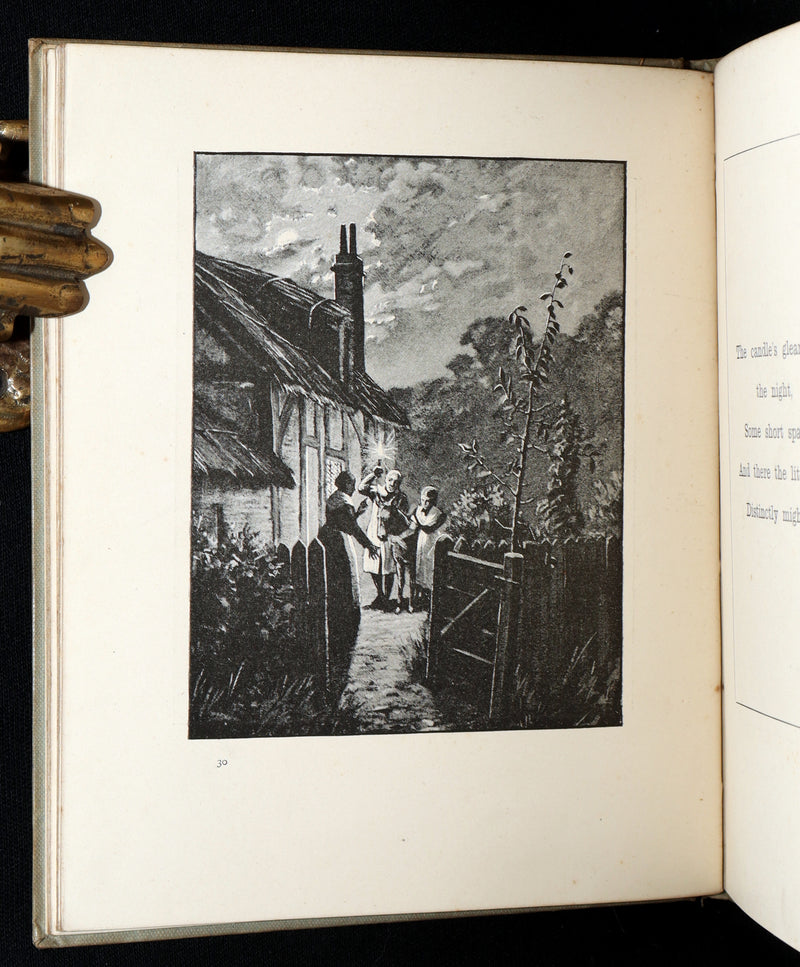 1890 Rare Book - The Fakenham Ghost by Robert Bloomfield Illustrated by Wimbush