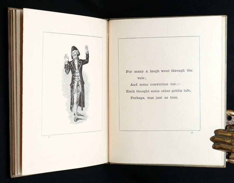 1890 Rare Book - The Fakenham Ghost by Robert Bloomfield Illustrated by Wimbush