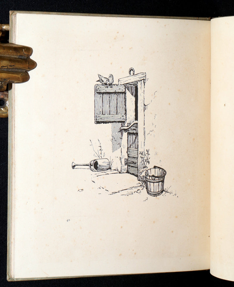 1890 Rare Book - The Fakenham Ghost by Robert Bloomfield Illustrated by Wimbush