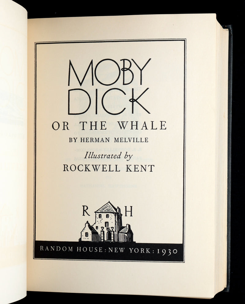 1930 Rare First Edition - Moby Dick by Melville illustrated by Rockwell Kent