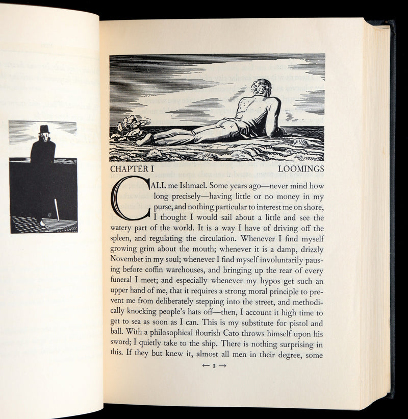 1930 Rare First Edition - Moby Dick by Melville illustrated by Rockwell Kent