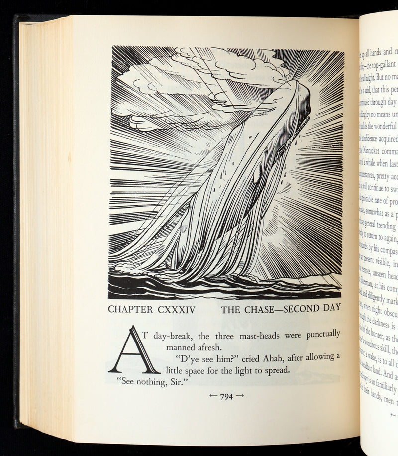 1930 Rare First Edition - Moby Dick by Melville illustrated by Rockwell Kent