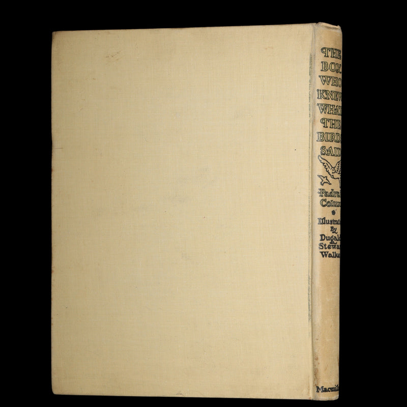 1918 First Edition-The Boy Who Knew What the Birds Said by Dugald Stewart Walker
