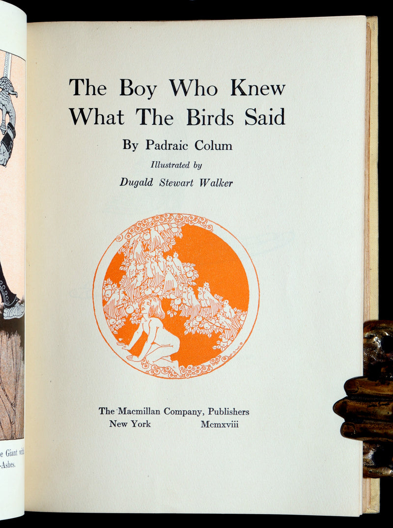 1918 First Edition-The Boy Who Knew What the Birds Said by Dugald Stewart Walker