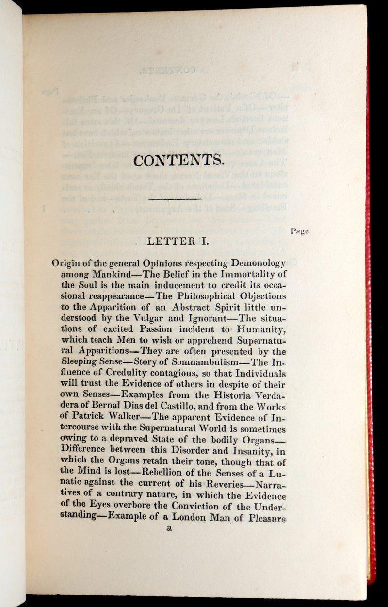1830 First Edition bound by Wood - Letters on Demonology and Witchcraft by Scott