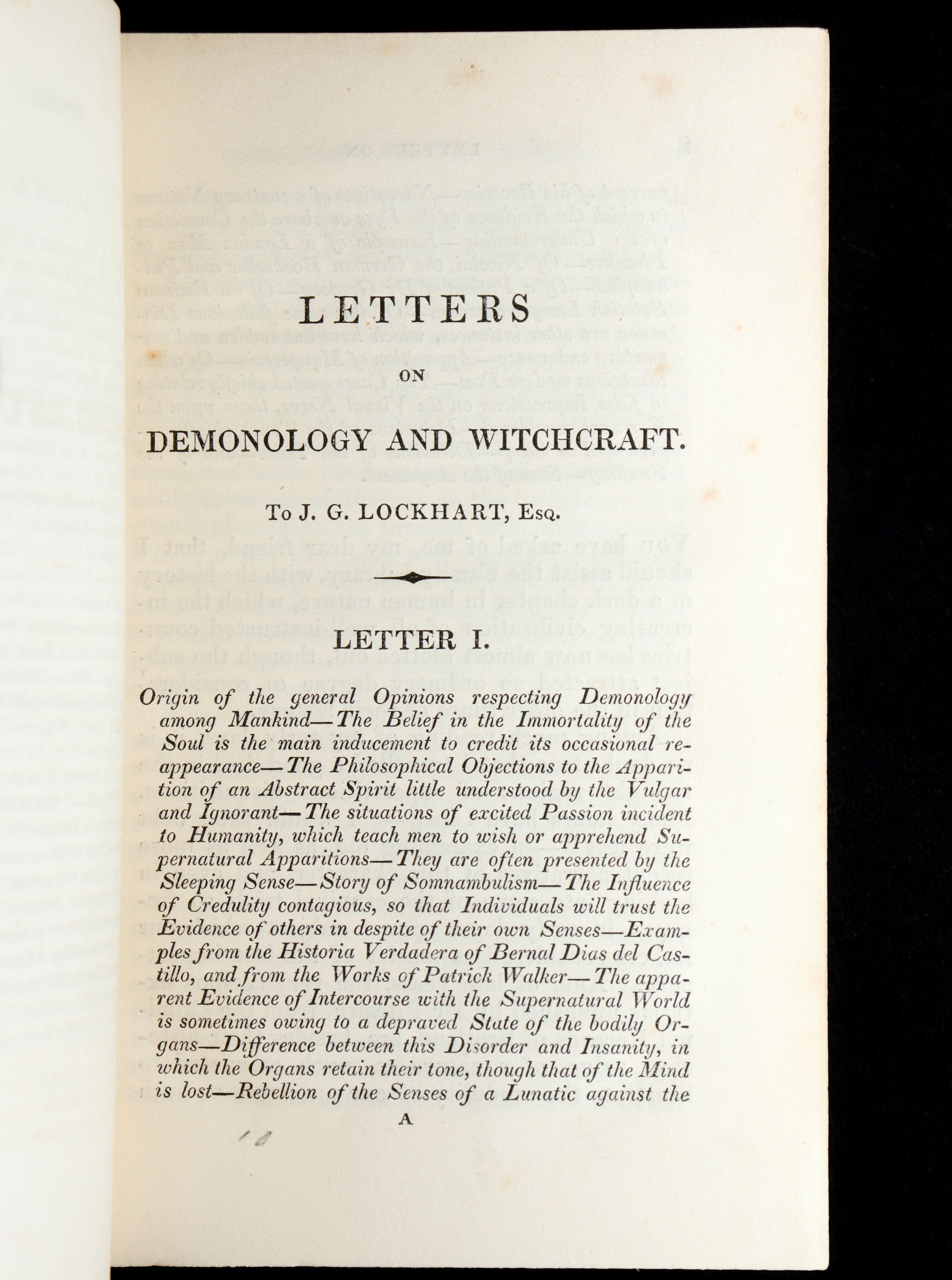 1830 First Edition bound by Wood - Letters on Demonology and Witchcraf ...