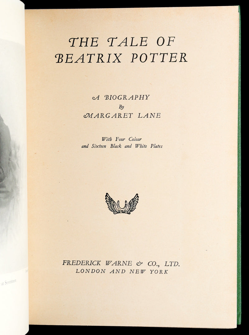 1946 Rare First Edition - The Tale of Beatrix Potter by Margaret Lane