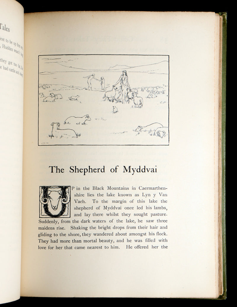 1892 Rare First Edition- Celtic Fairy Tales by J Jacobs Illustrated by JD Batten