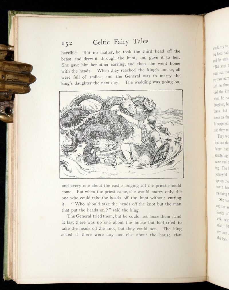 1892 Rare First Edition- Celtic Fairy Tales by J Jacobs Illustrated by JD Batten