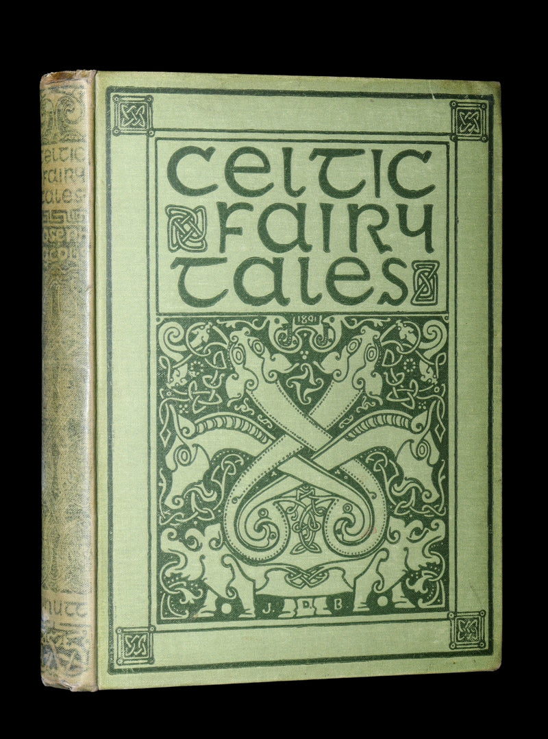 1892 Rare First Edition- Celtic Fairy Tales by J Jacobs Illustrated by JD Batten