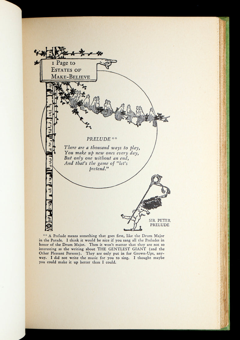 1929 Rare Book - The Gentlest Giant Illustrated by Dugald Stewart Walker