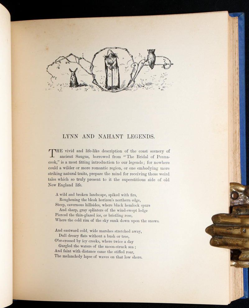 1884 Rare First Edition - New England Legends and Folk Lore by S.A. Drake
