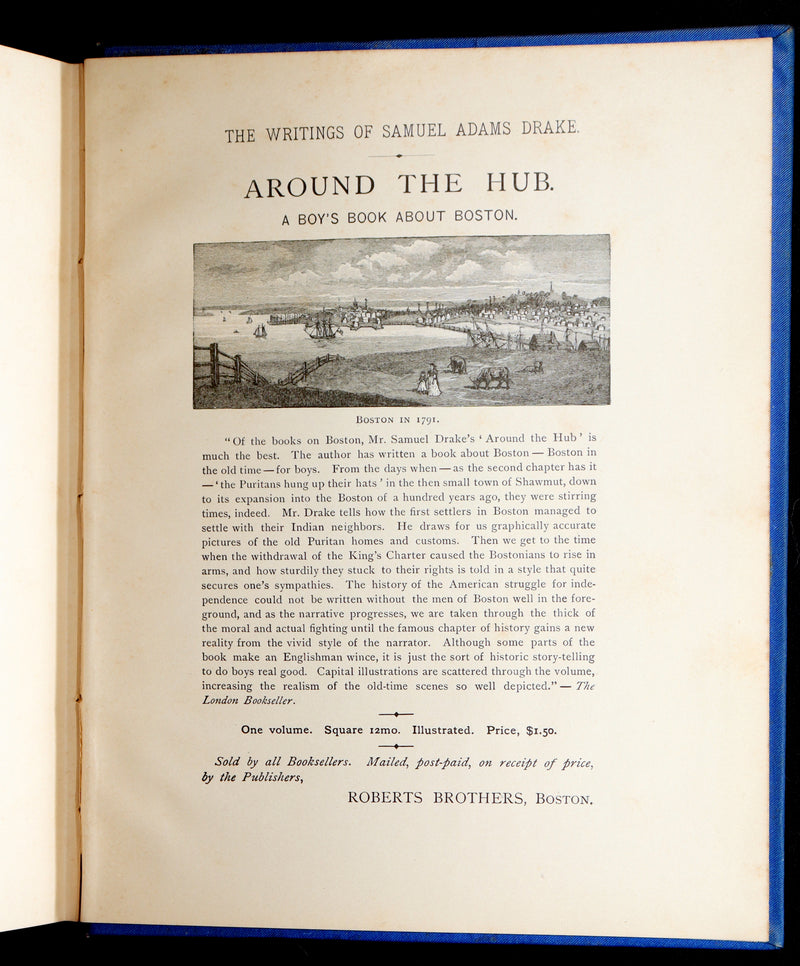 1884 Rare First Edition - New England Legends and Folk Lore by S.A. Drake