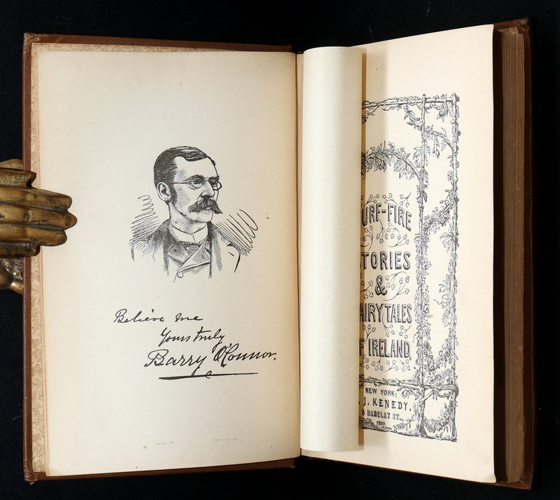 1890 Rare Book - Turf-Fire Stories and Fairy Tales of Ireland by Barry O’Connor