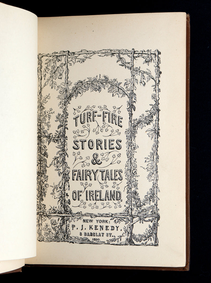 1890 Rare Book - Turf-Fire Stories and Fairy Tales of Ireland by Barry O’Connor