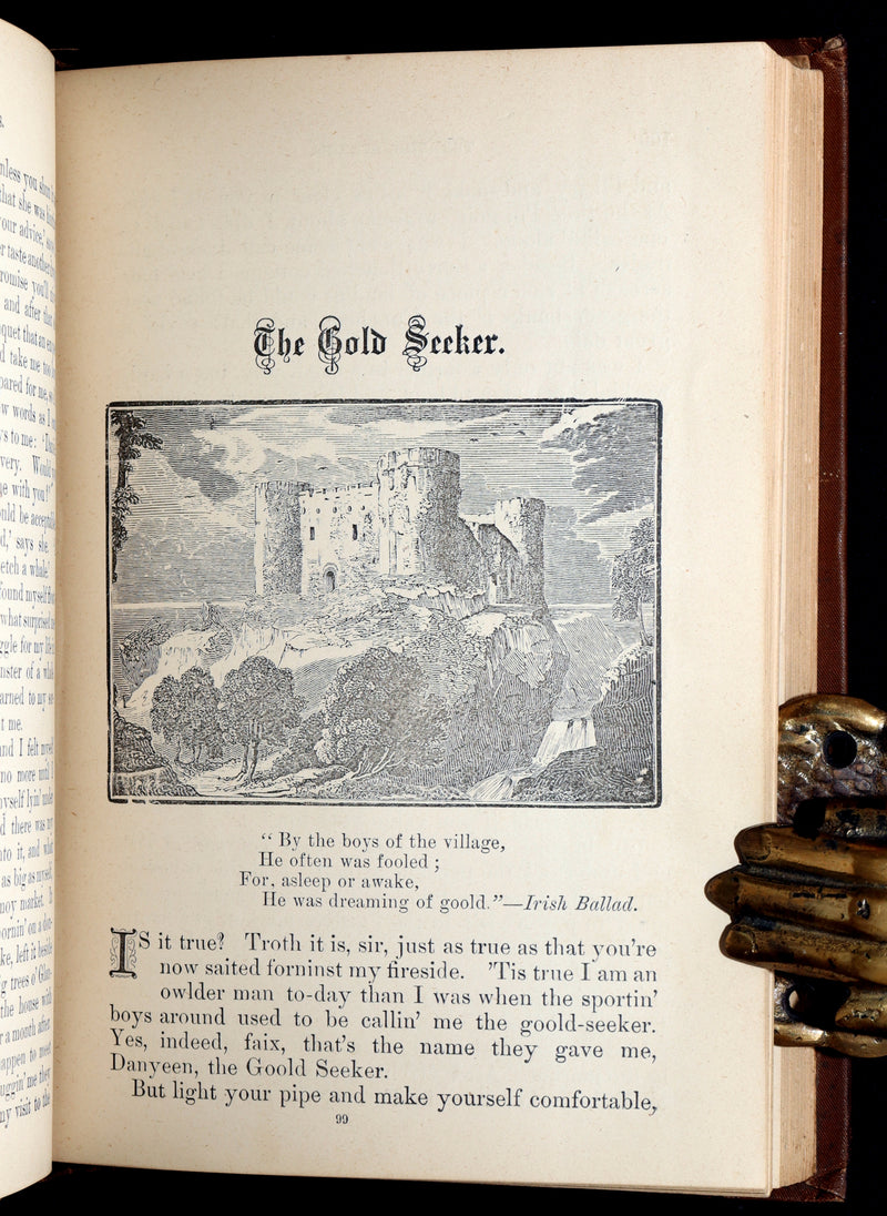 1890 Rare Book - Turf-Fire Stories and Fairy Tales of Ireland by Barry O’Connor