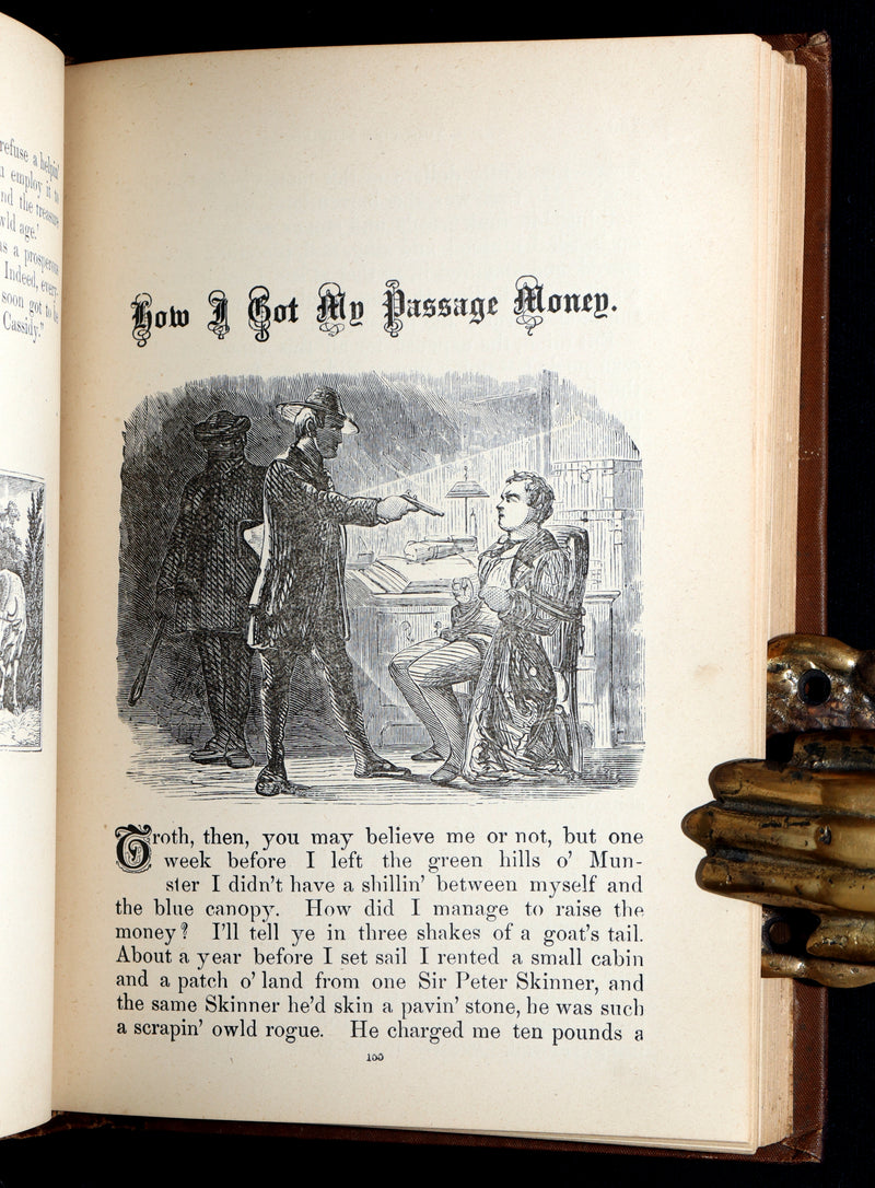 1890 Rare Book - Turf-Fire Stories and Fairy Tales of Ireland by Barry O’Connor