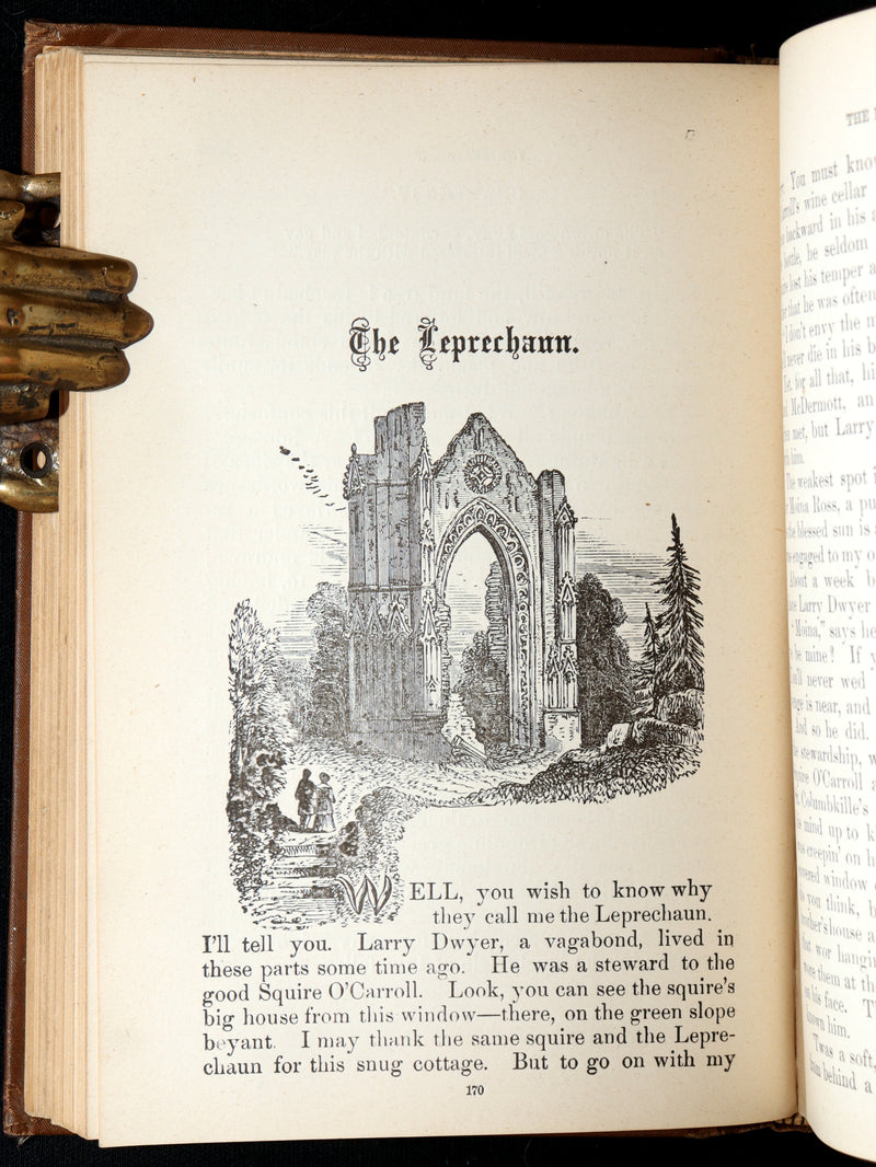 1890 Rare Book - Turf-Fire Stories and Fairy Tales of Ireland by Barry O’Connor