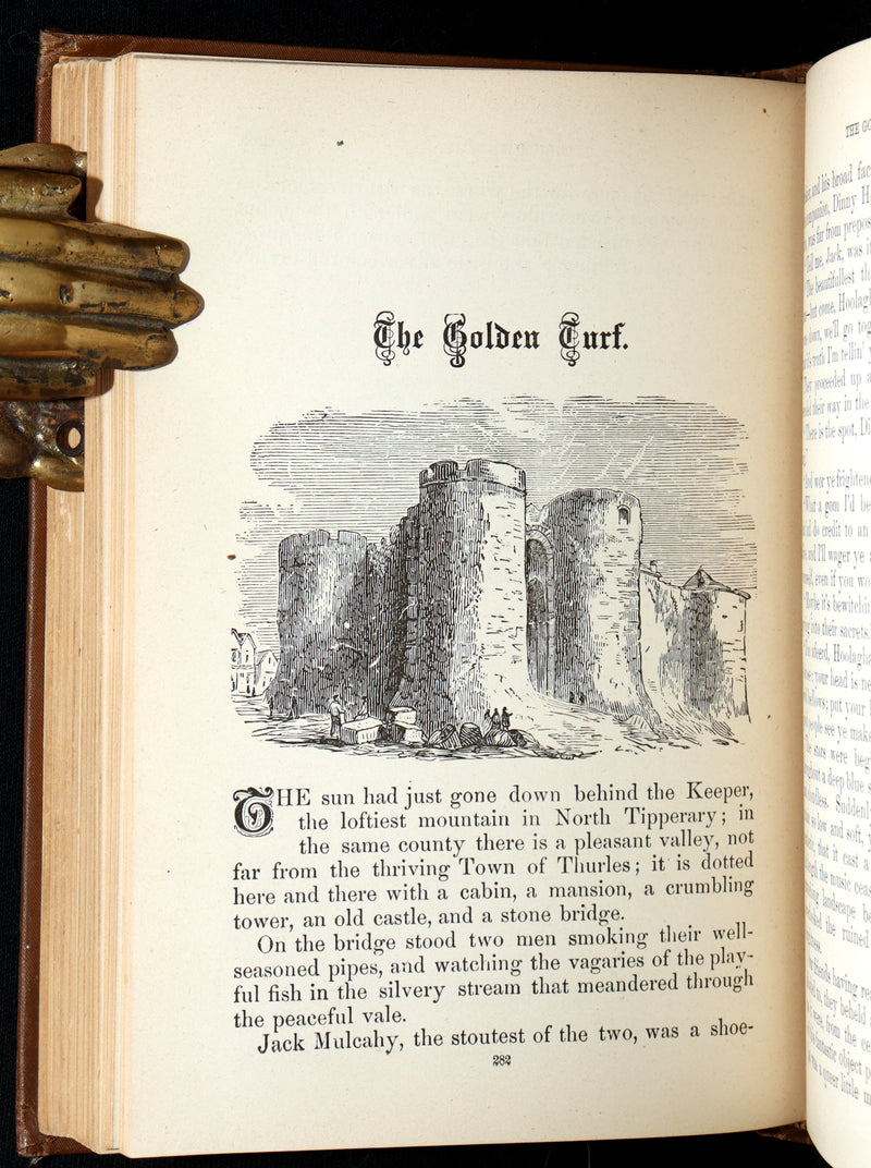 1890 Rare Book - Turf-Fire Stories and Fairy Tales of Ireland by Barry O’Connor