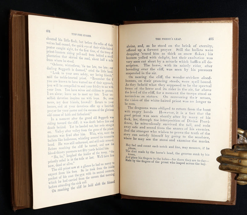 1890 Rare Book - Turf-Fire Stories and Fairy Tales of Ireland by Barry O’Connor