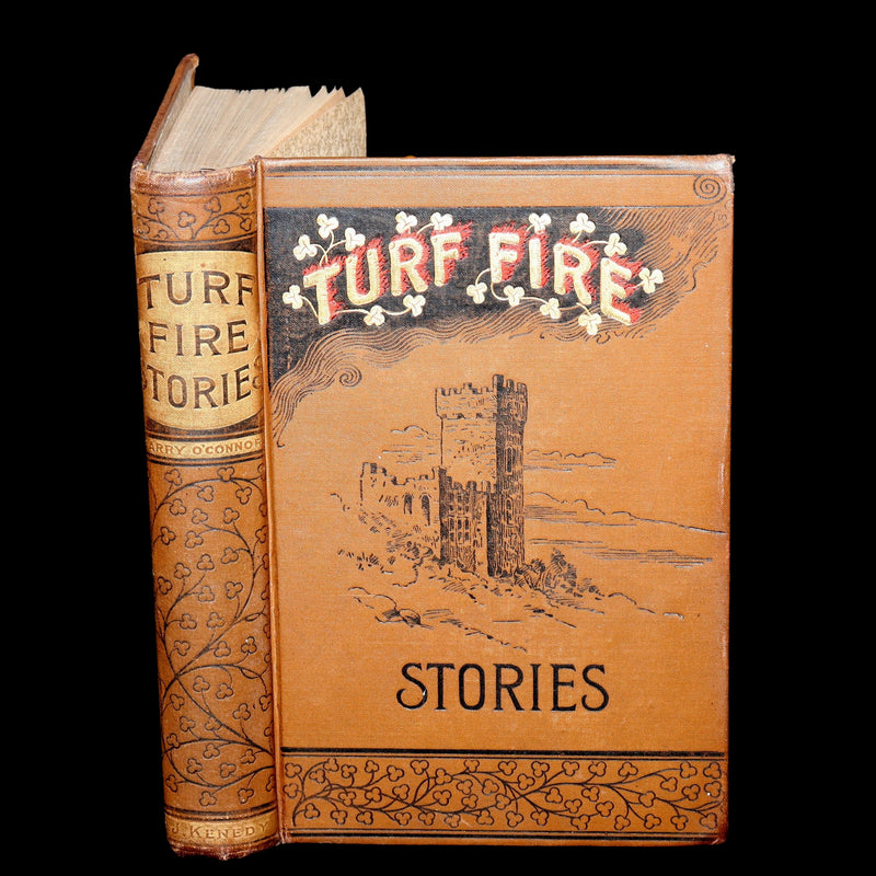 1890 Rare Book - Turf-Fire Stories and Fairy Tales of Ireland by Barry O’Connor
