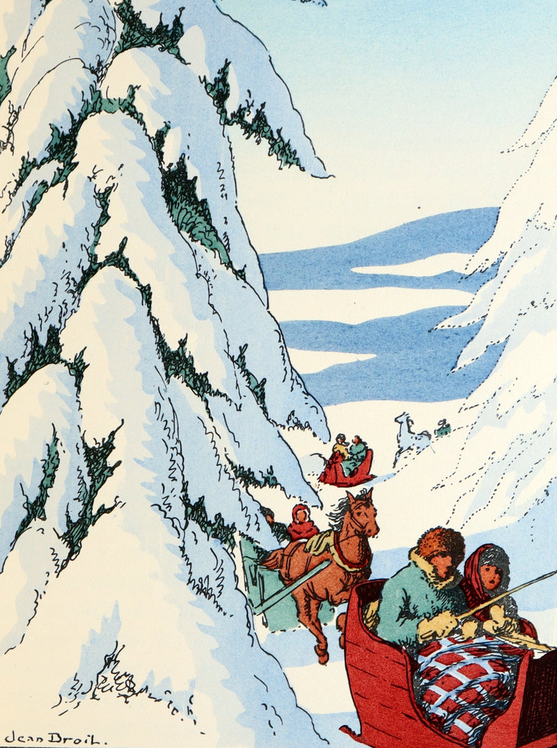 1932 Rare French Edition - Maria Chapdelaine by L. Hemon illustrated by J. Droit