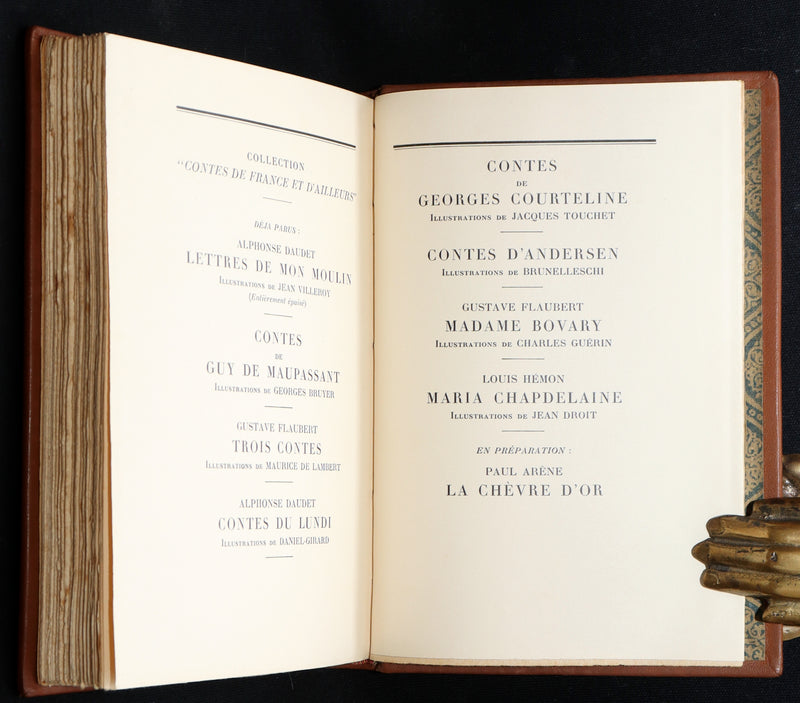 1932 Rare French Edition - Maria Chapdelaine by L. Hemon illustrated by J. Droit