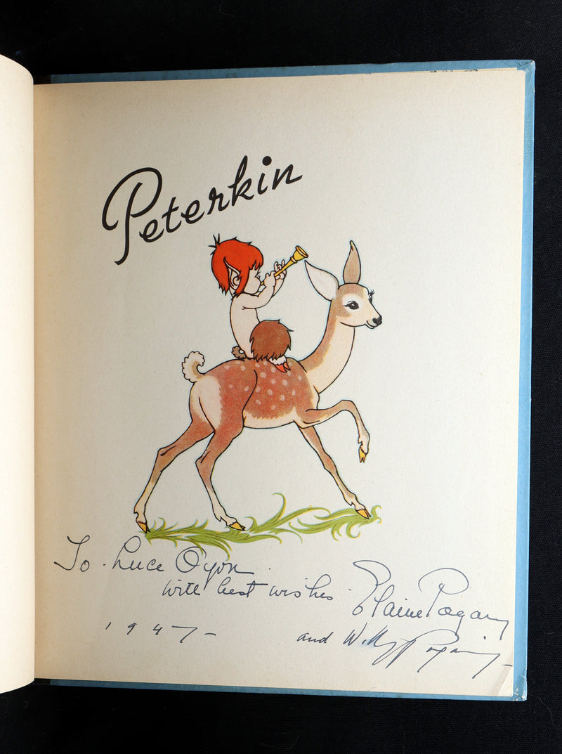 1940 Signed First Edition- Peterkin by Elaine Pogány Illustrated by Willy Pogány