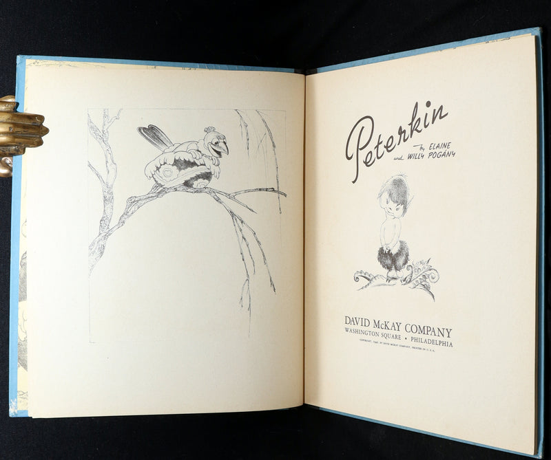 1940 Signed First Edition- Peterkin by Elaine Pogány Illustrated by Willy Pogány