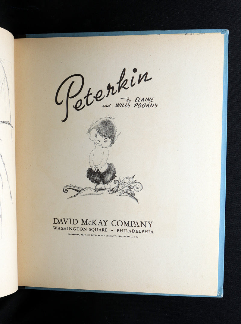 1940 Signed First Edition- Peterkin by Elaine Pogány Illustrated by Willy Pogány