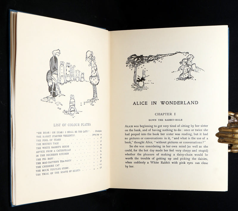 1911 First US Edition - Alice in Wonderland illustrated by Mabel Lucie Attwell